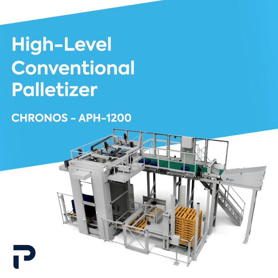 High level conventional palletizer - Premier Tech