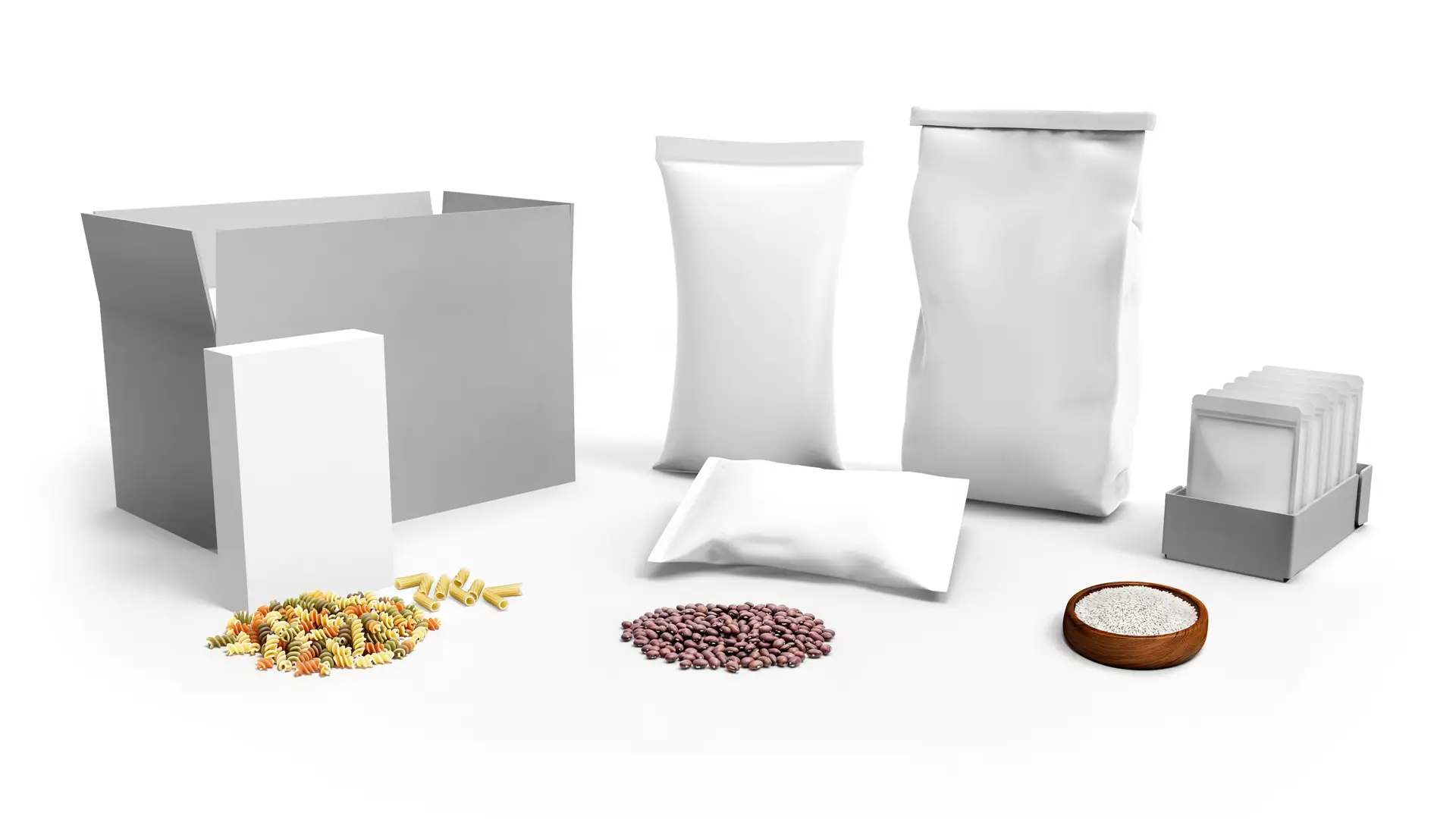 Packaging formats — stand-up pouch and boxes