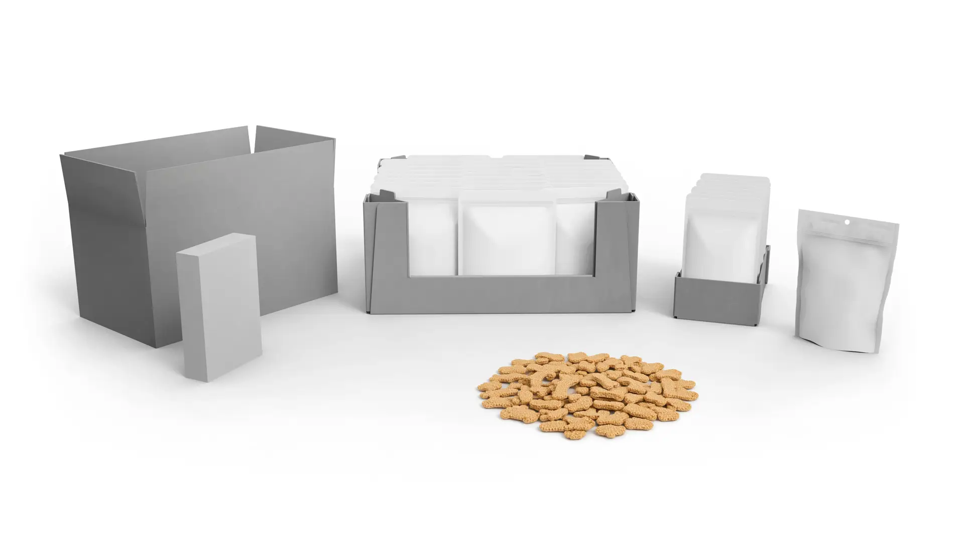 Packaging formats — stand-up pouch and boxes