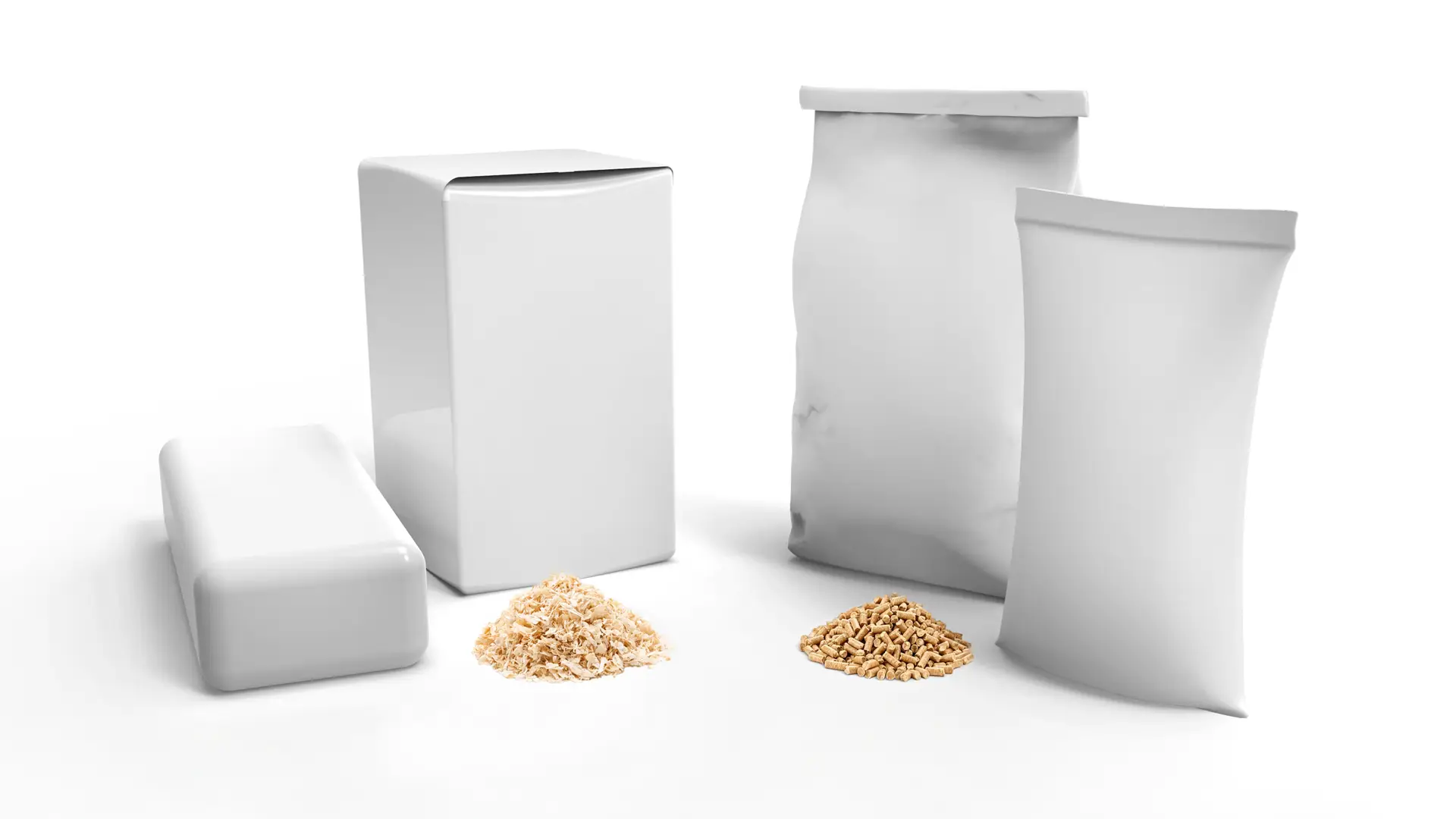 Animal bedding packaging solutions