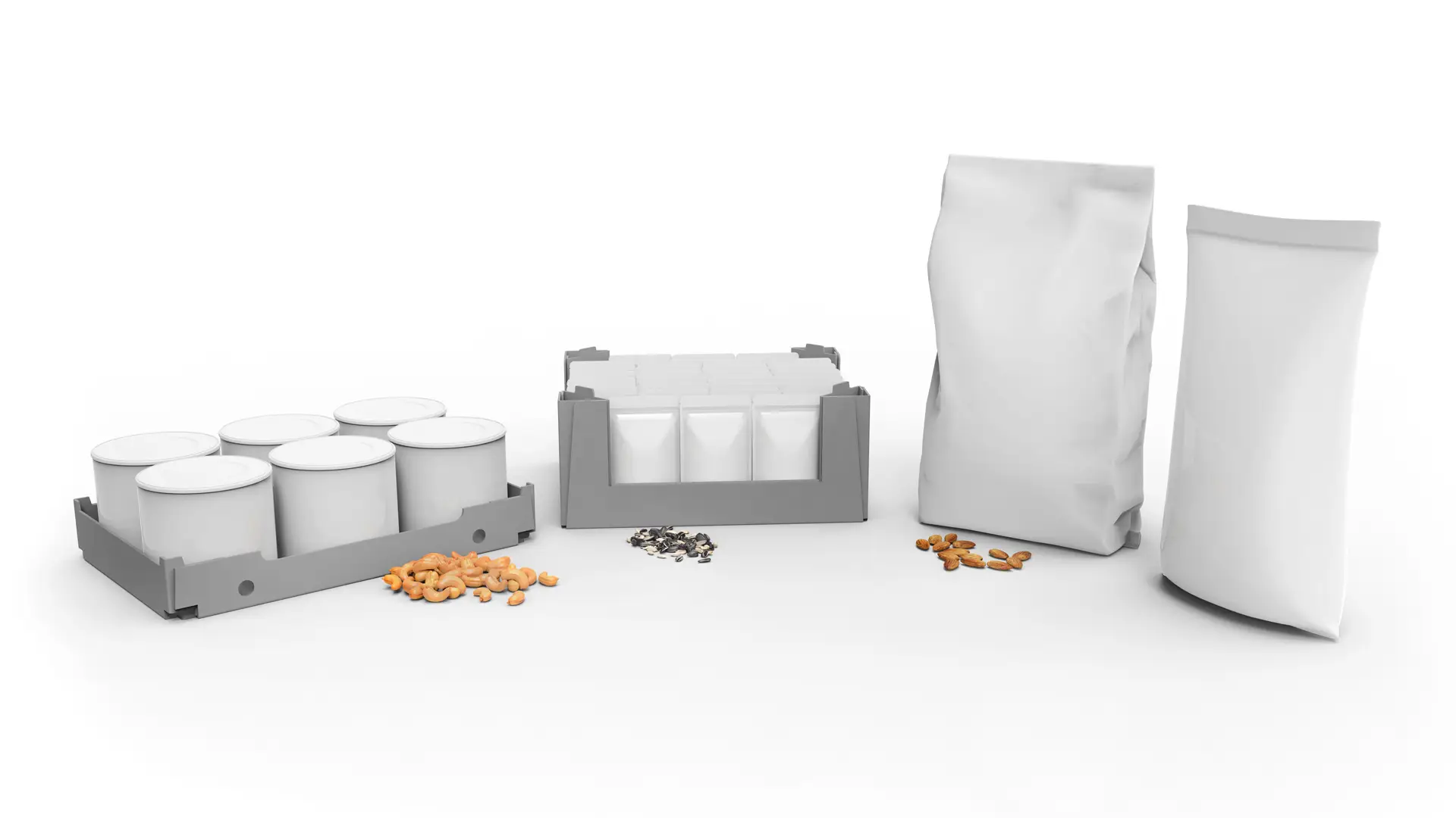 Packaging formats — stand-up pouch and boxes
