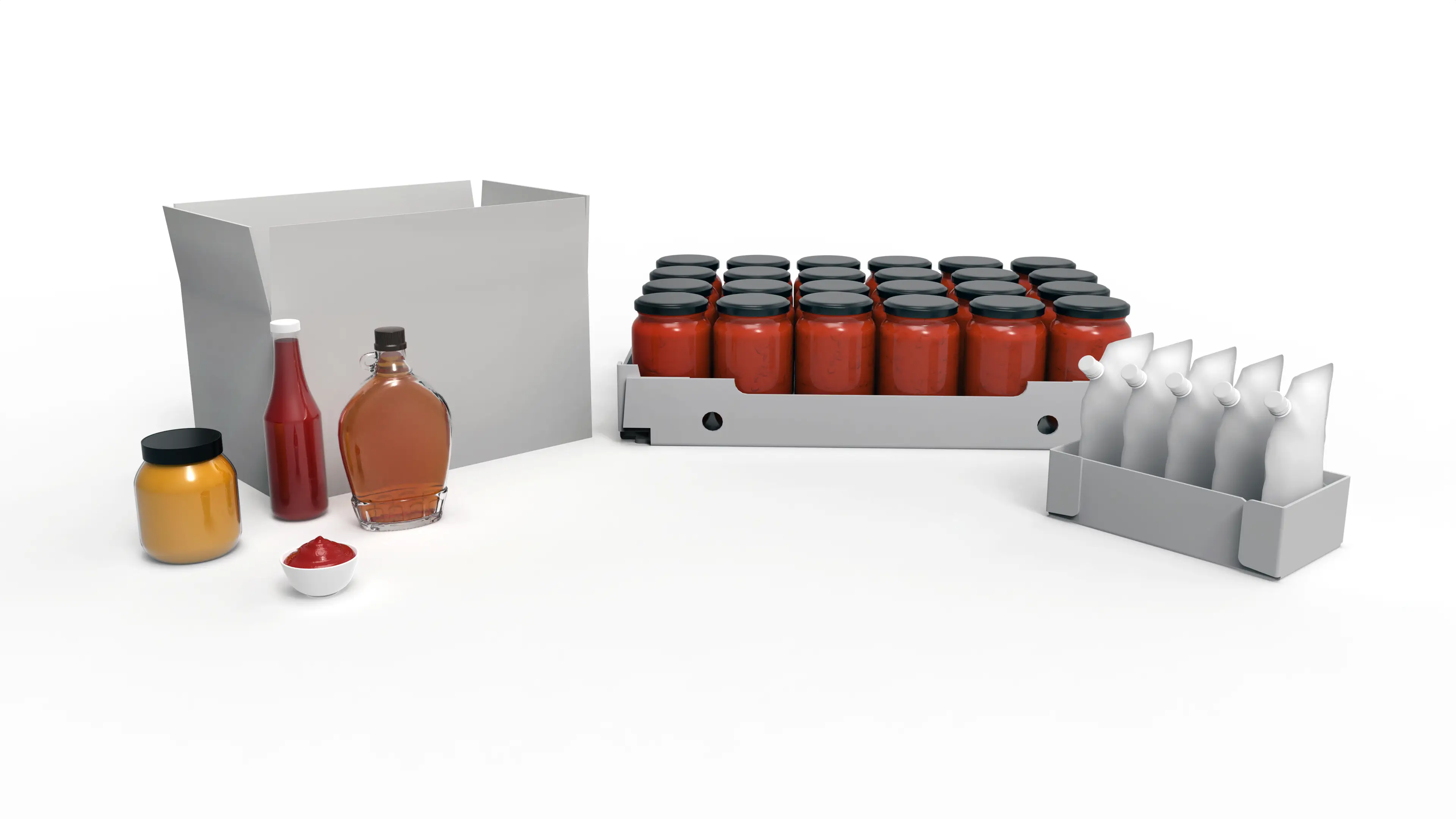 Packaging formats — stand-up pouch and boxes