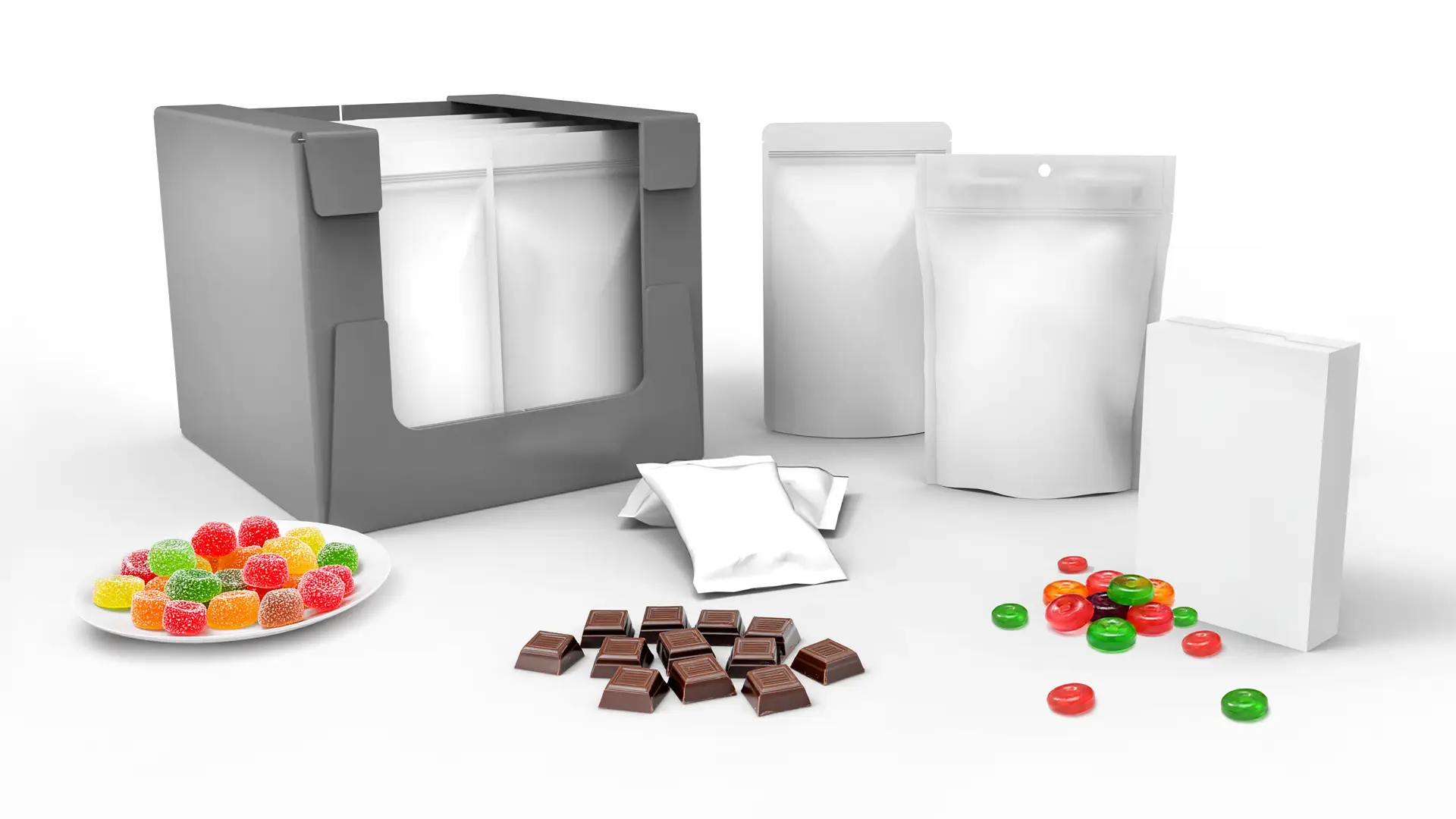 Packaging formats — stand-up pouch and boxes
