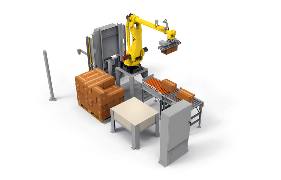 Robotic palletizing RPL-1111 MODEL CAD - Premier Tech