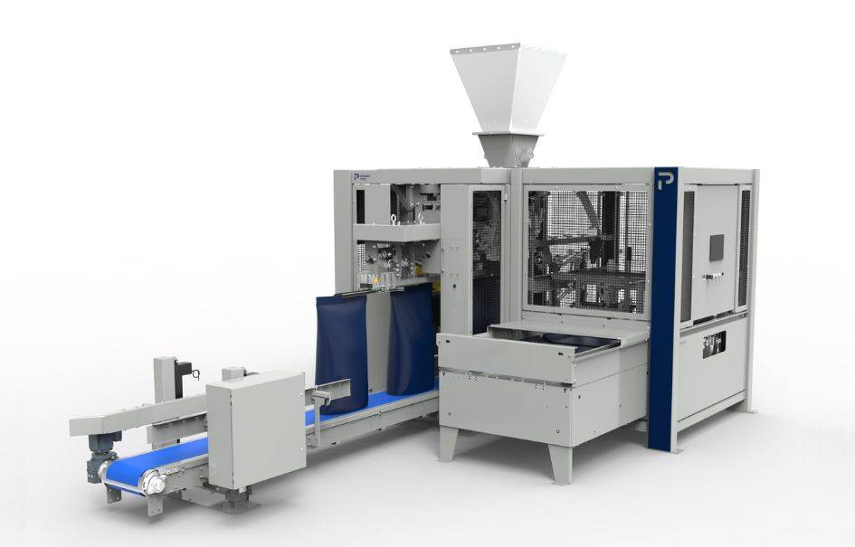 Robotic open mouth bagger OMR-1100 CAD