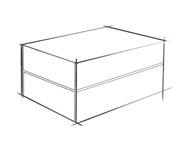 Wrap around case drawing
