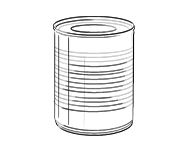 Metal can drawing