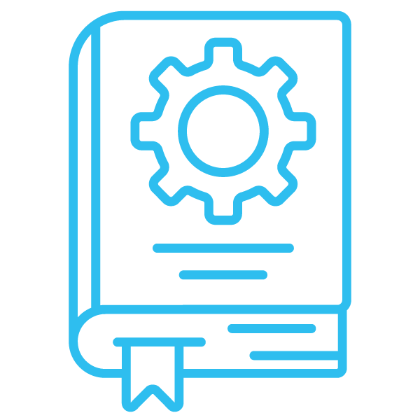 Book icon representing materials