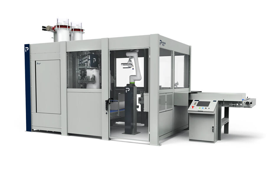 Fully enclosed valve bag filler