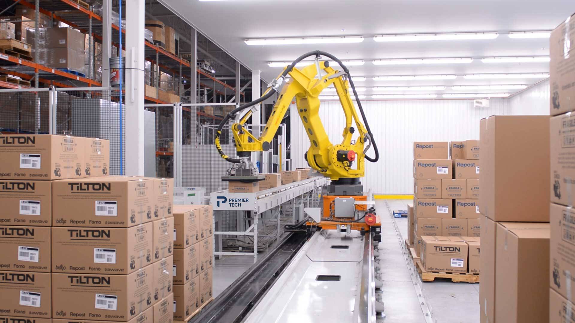 Robotic case palletizer RPL-9000
