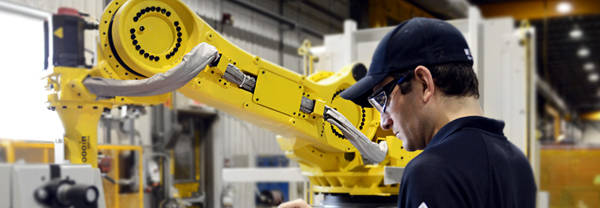 Robotic palletizer operator