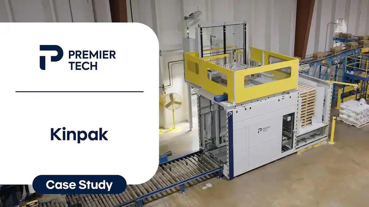 Efficiency, reliability, and partnership: How Kinpak elevates palletizing with Premier Tech 
