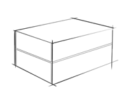 Wrap around case drawing