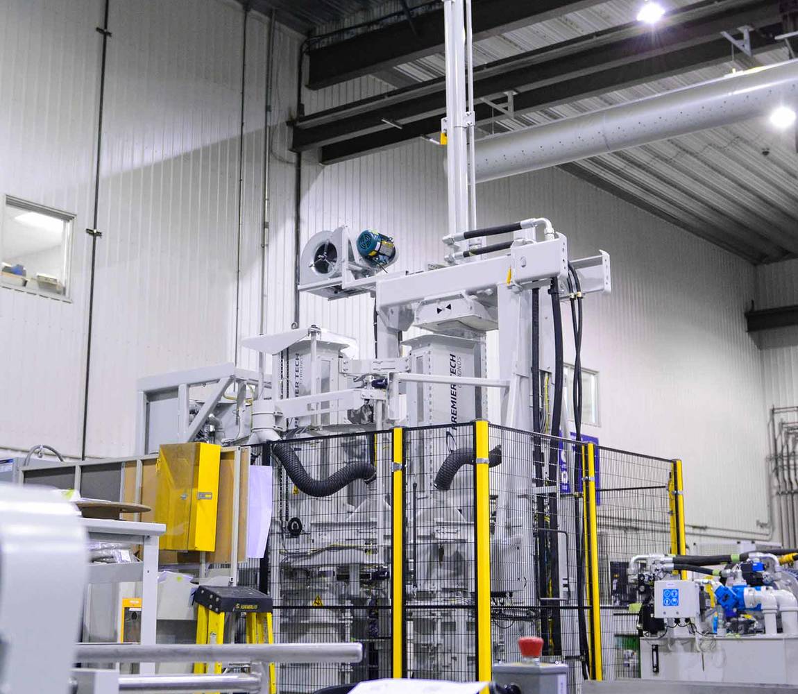 Compression baler VP-415 full machine view