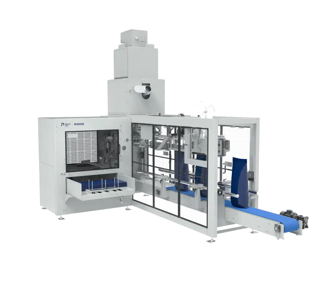 OML-1060 Premier Tech and Buhler cot-effective open-mouth bagger