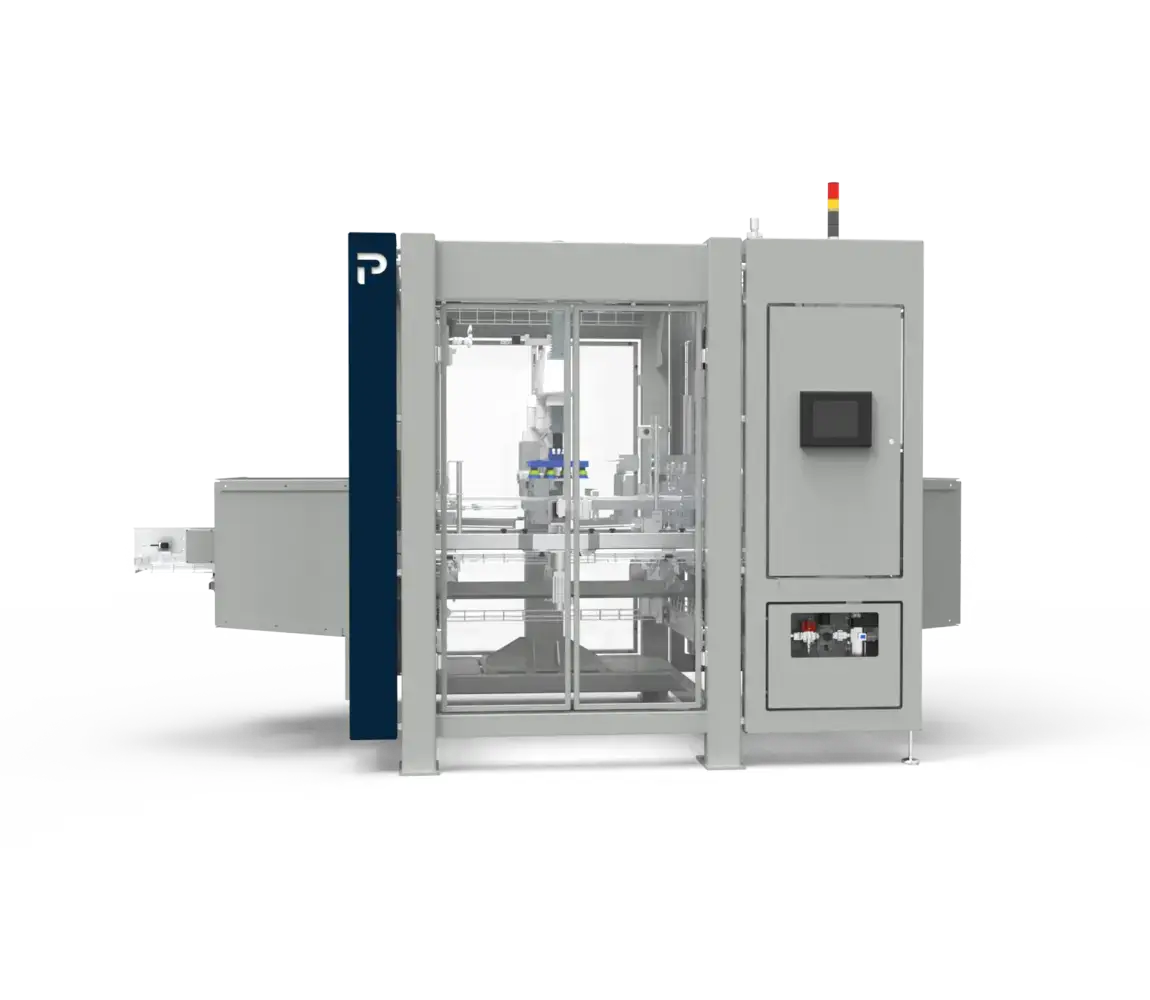 Case packer 360 degree 3D render