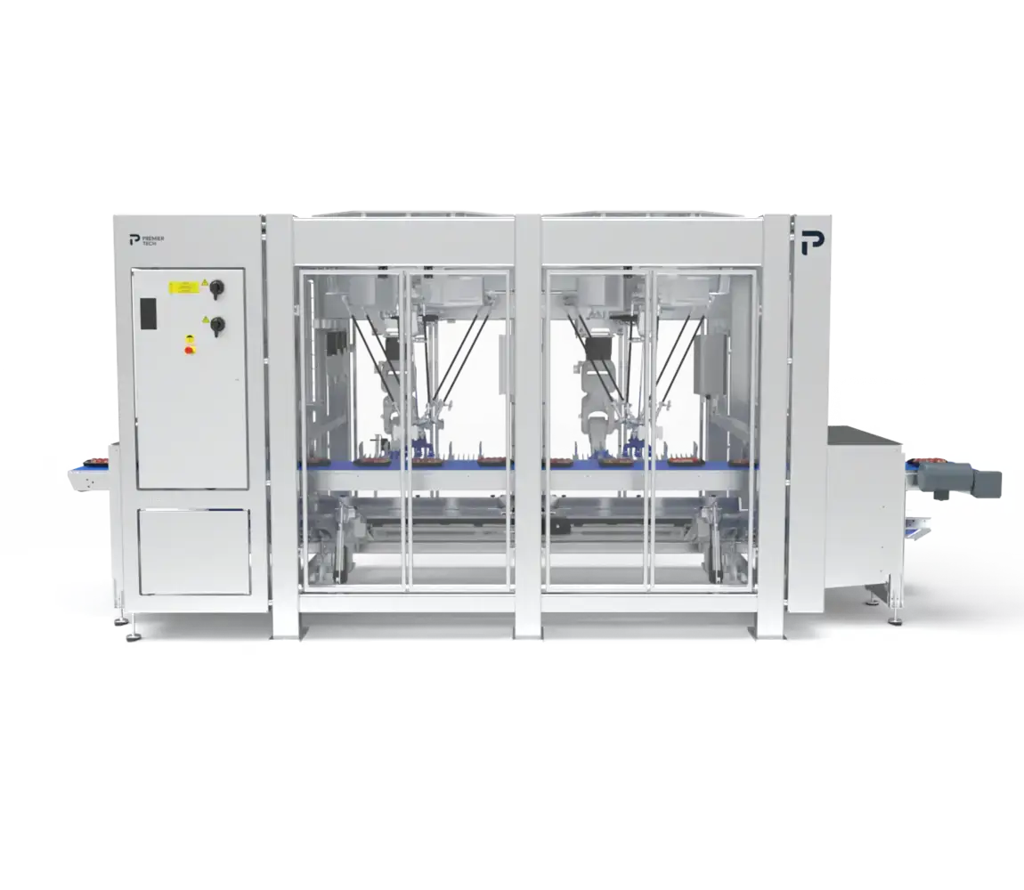 Case packer 360 degree 3D render