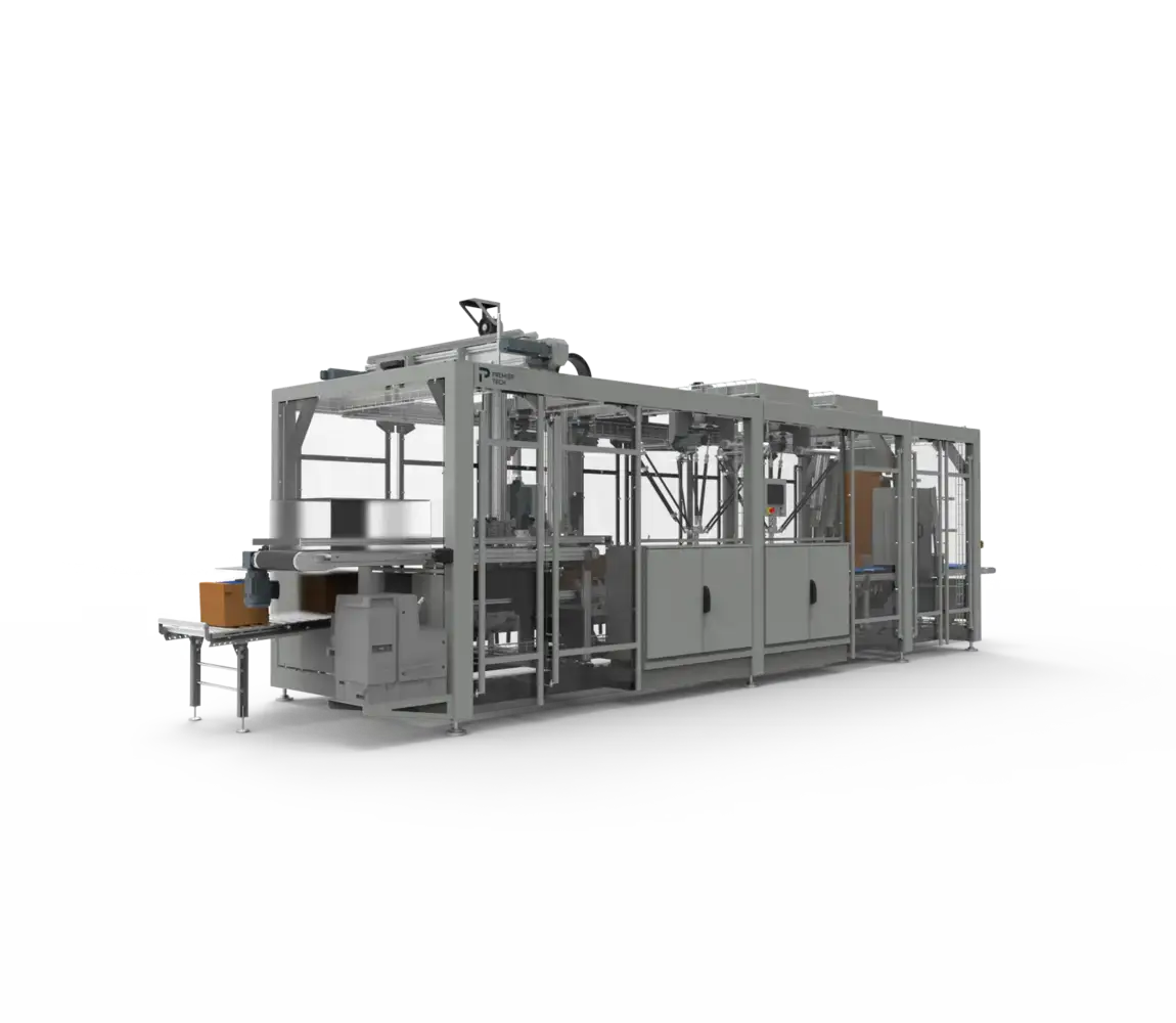 Wrap-around case packer - Premier Tech | MG Tech