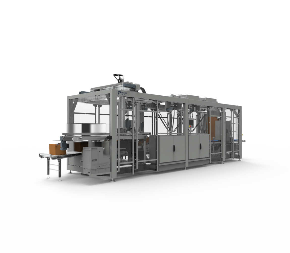 Wrap-around case packer - Premier Tech | MG Tech