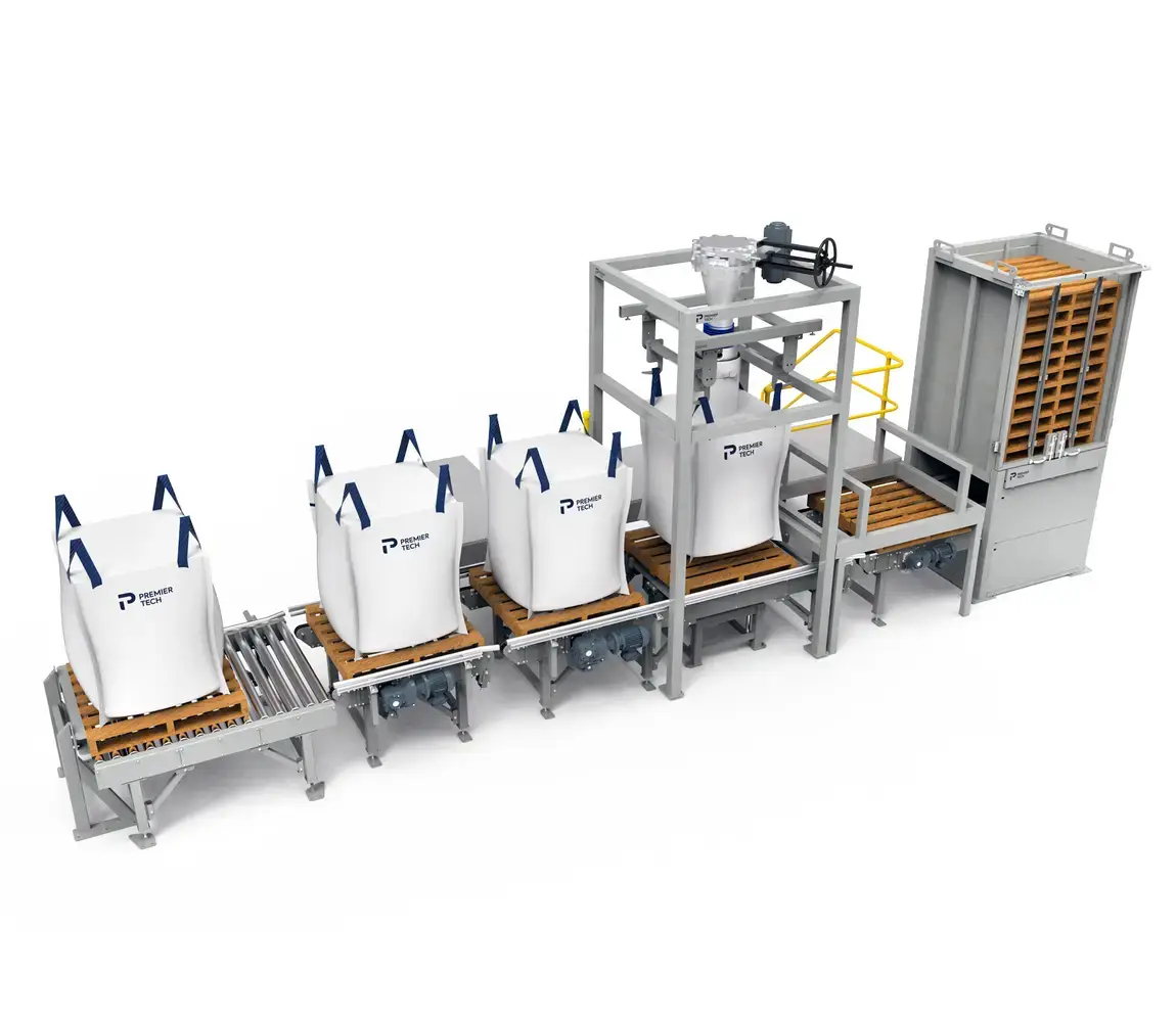 Kockums semi automatic bulk bag filler