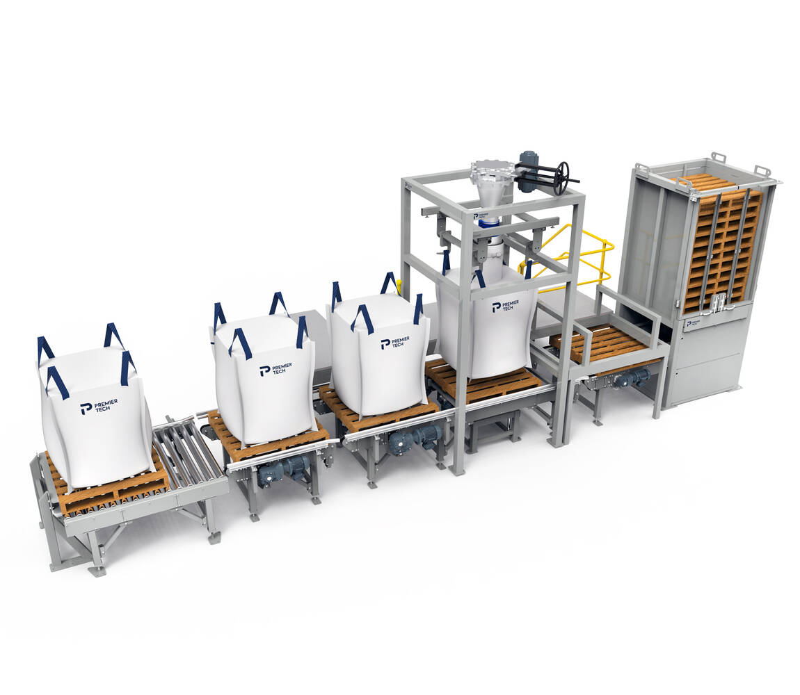 Kockums semi automatic bulk bag filler