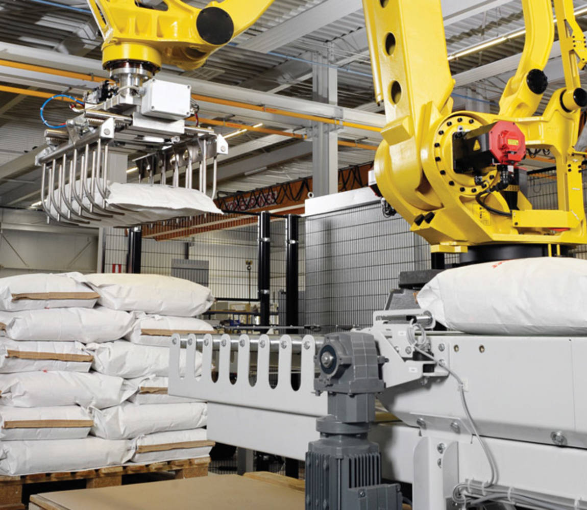 Robot Palletiser for bags