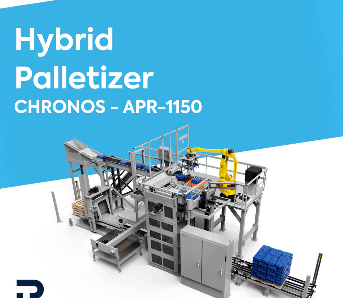 Hybrid palletizer APR-1150 how it works video