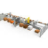 Custom robotic palletizer line