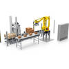RDZ depalletizer placing boxes on conveyor