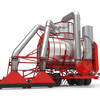 Two-head vacuum peat harvester