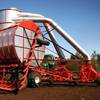 Two-head vacuum peat harvester