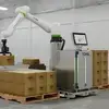 TOMA cobot palletizer in stainless for hygienic applications