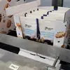 Box being formed inside the wrap-around case packer