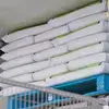 Conventional bag palletizer - stacked pallet