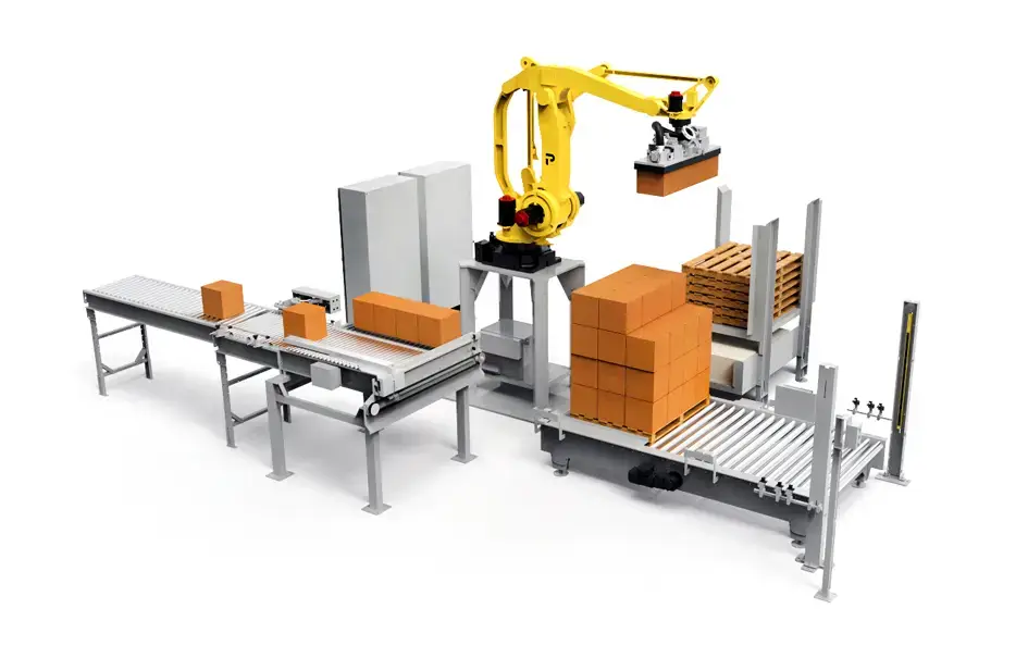 Robotic case palletizing machine - Model RPL-2311