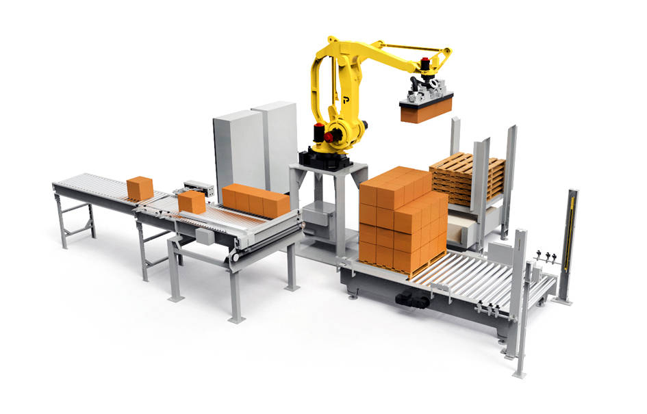 Robotic case palletizing machine - Model RPL-2311