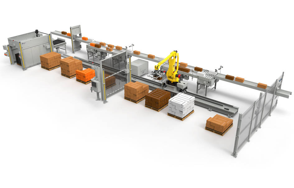 Robotic customizable palletizer