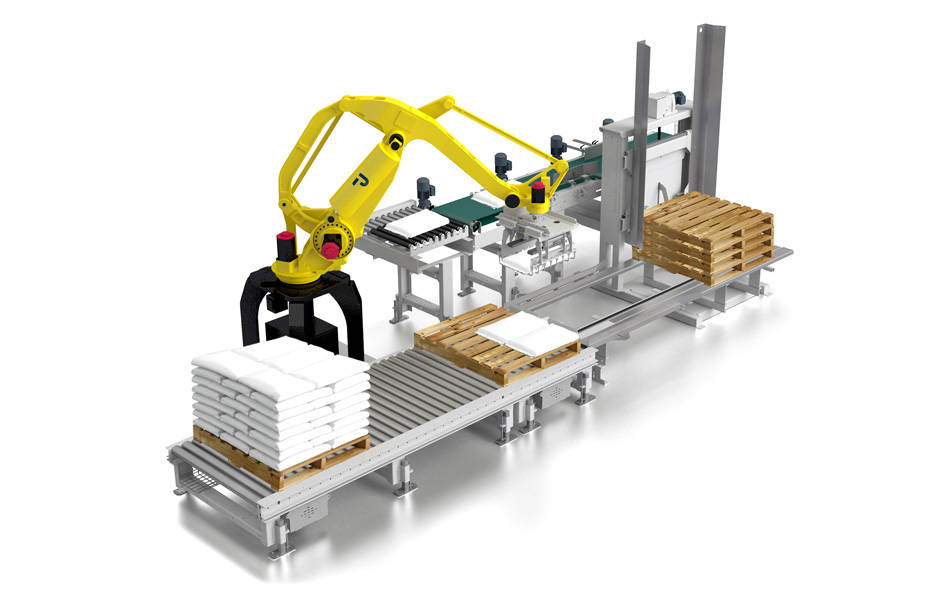 Robotic palletizer with bags - RPL Series