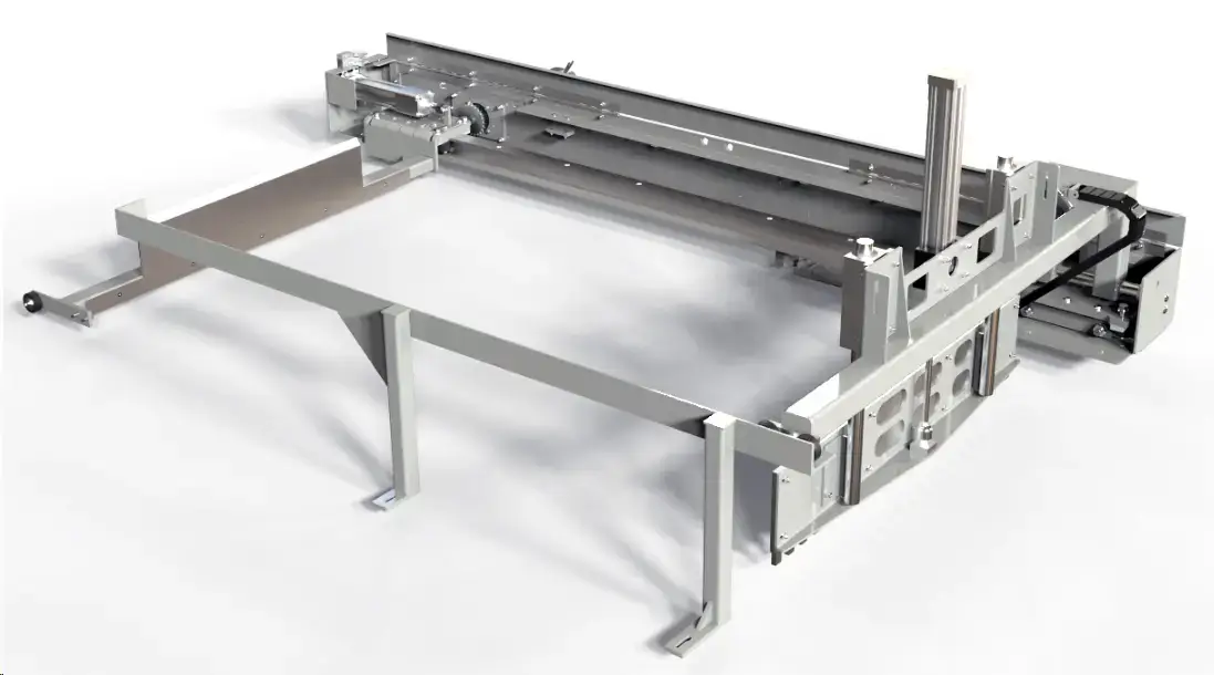 Lift up rake and side compression retrofit for vonGAL palletizers