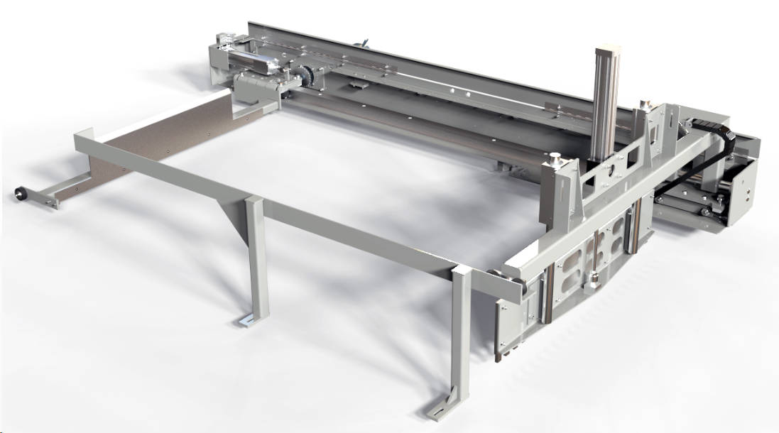 Lift up rake and side compression retrofit for vonGAL palletizers
