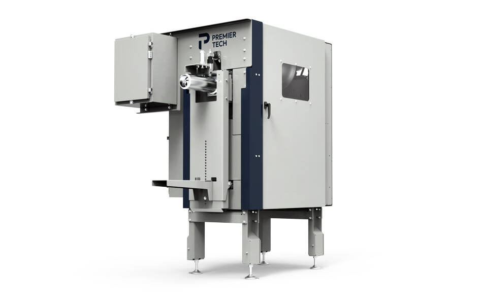 Auger packer for valve bags 3D render of the equipment