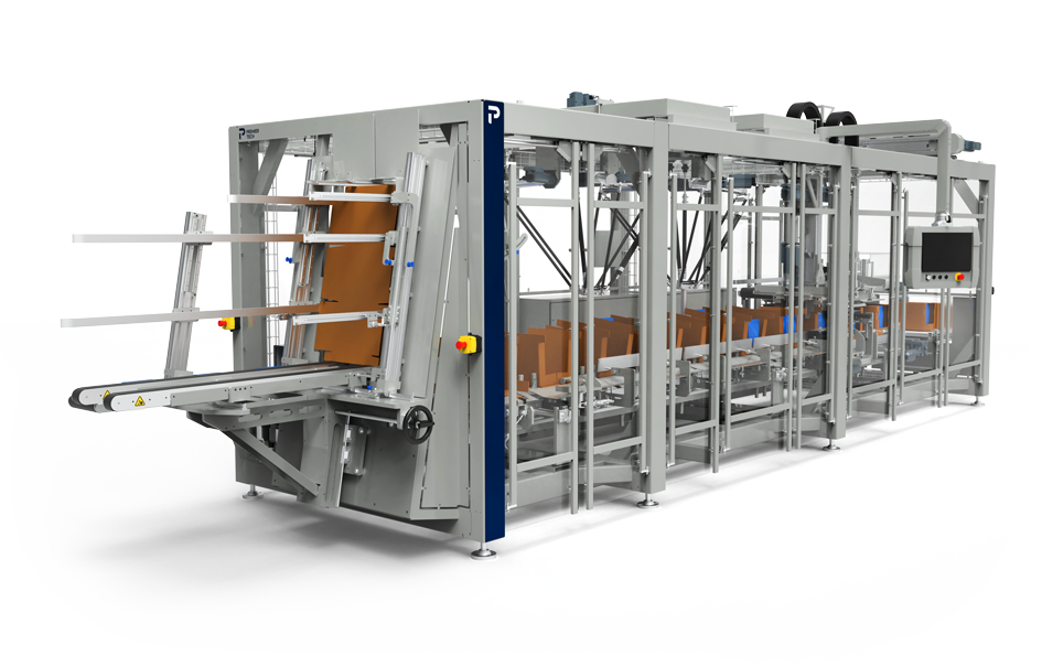 Wrap-around case packer - Premier Tech | MG Tech