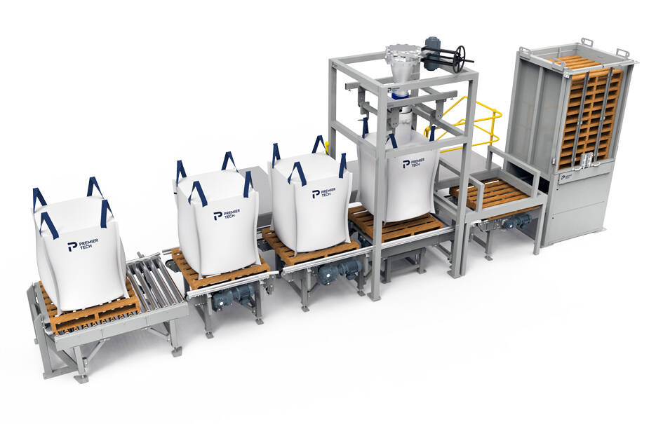 Kockums semi automatic bulk bag filler