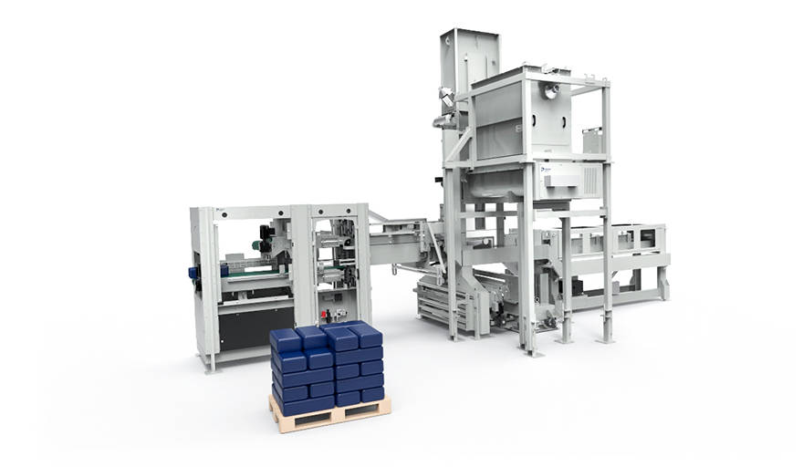 Form fill and seal insulation bagger