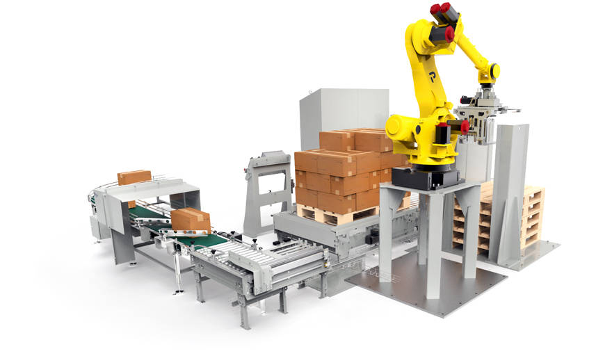 Robot paletizador de cajas