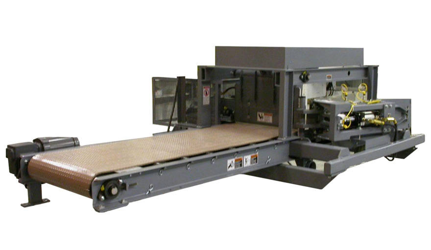 Conveyor mounted with an ultrasonic sealer for packaging