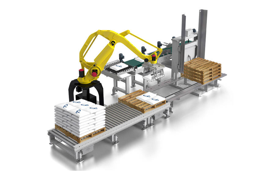 Robot Palletiser for bags Robot Palletiser for bags