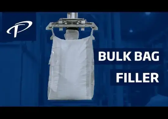 Video thumbnail bulk bag filler Premier Tech