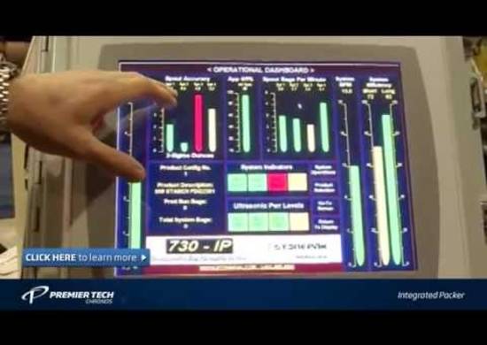 Integrated paker - valve bagging HMI