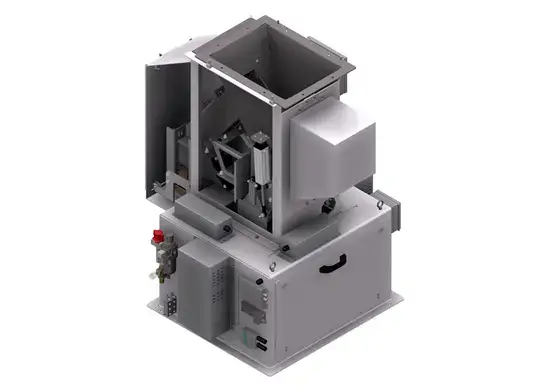 Bagging scale with gravity and vibratory feeder